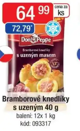 Qanto Don Peppe Bramborové knedlíky s uzeným nabídka