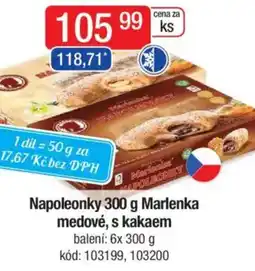 Qanto Napoleonky Marlenka medové, s kakaem nabídka