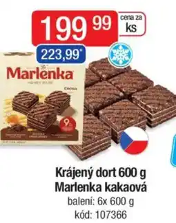 Qanto Krájený dort Marlenka kakaová nabídka