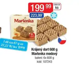 Qanto Krájený dort Marlenka medový nabídka