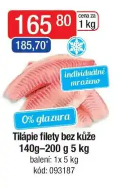 Qanto Tilápie filety bez kůže nabídka
