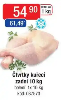 Qanto Čtvrtky kuřecí zadní nabídka
