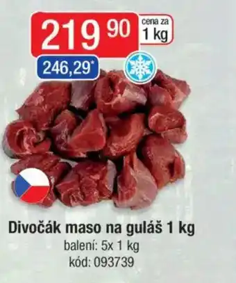 Qanto Divočák maso na guláš nabídka