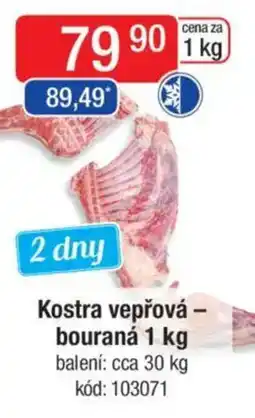 Qanto Kostra vepřová - bouraná nabídka