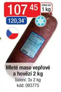 Qanto Mleté maso vepřové a hovězí nabídka