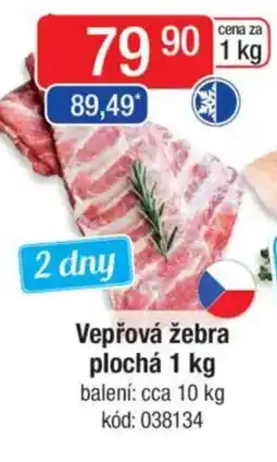 Qanto Vepřová žebra plochá nabídka