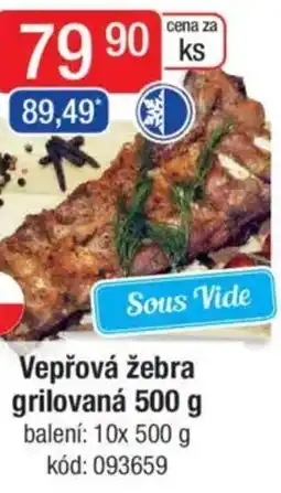 Qanto Vepřová žebra grilovaná nabídka