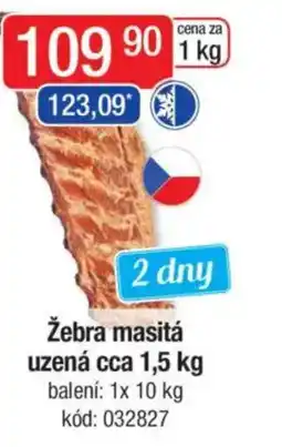 Qanto Žebra masitá uzená nabídka