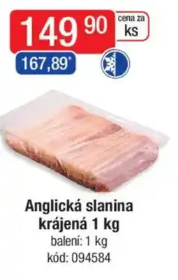 Qanto Anglická slanina krájená nabídka