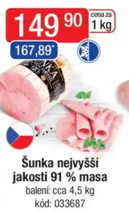 Qanto Šunka nejvyšší jakosti 91% masa nabídka