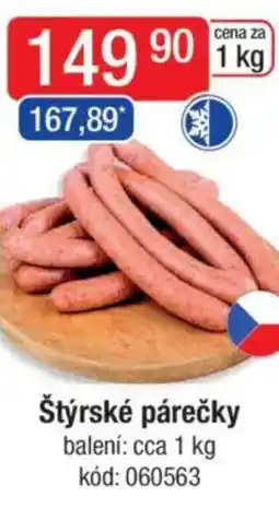 Qanto Štýrské párečky nabídka