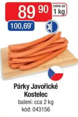Qanto Párky Javořické Kostelec nabídka