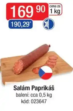 Qanto Salám Paprikáš nabídka