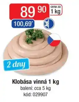 Qanto Klobása vinná nabídka