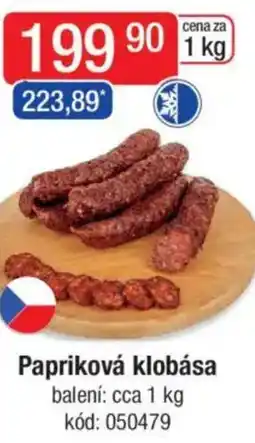 Qanto Papriková klobása nabídka