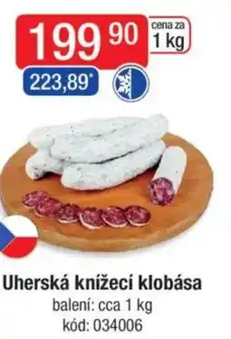 Qanto Uherská knížecí klobása nabídka
