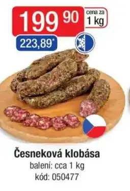 Qanto Česneková klobása nabídka