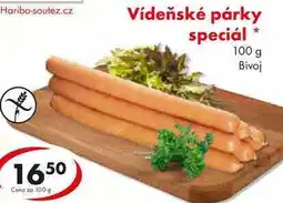 CBA Vídeňské párky speciál, 100 g nabídka