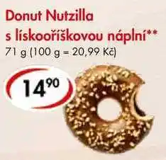 CBA Donut Nutzilla s lískooříškovou náplní, 71 g nabídka