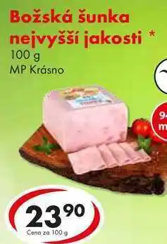 CBA Božská šunka nejvyšší jakosti, 100 g nabídka