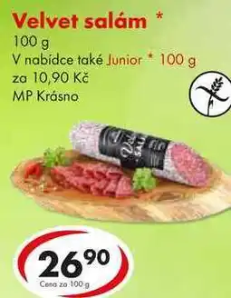 CBA Velvet salám, 100 g nabídka