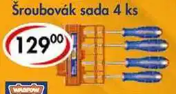 CBA Šroubovák sada 4 ks nabídka