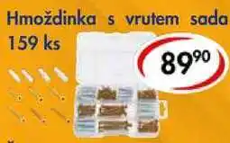 CBA Hmoždinka s vrutem sada 159 ks nabídka