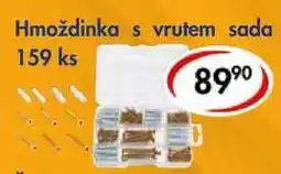 CBA Hmoždinka s vrutem sada 159 ks nabídka