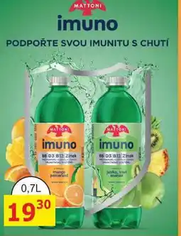 BENE Nápoje MATTONI imuno 0,7L nabídka