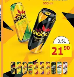 BENE Nápoje BIG SHOCK! EXOTIC 500 ml nabídka
