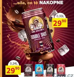 BENE Nápoje MR.BROWN 0,33L nabídka