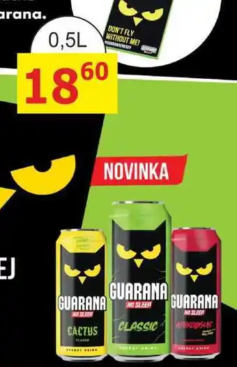 BENE Nápoje GUARANA Energy drink 0,5l nabídka
