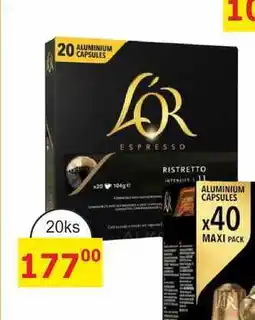 BENE Nápoje L'OR kapsle do kávovaru 20ks nabídka