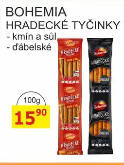 BENE Nápoje BOHEMIA HRADECKÉ TYČINKY 100g nabídka