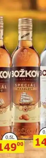 BENE Nápoje Božkov Speciál Mandlový 0,5l, vybrané druhy 0.5l nabídka