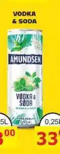 BENE Nápoje AMUNDSEN VODKA & SODA 0,25l míchaný drink, plech nabídka