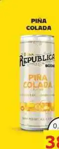 BENE Nápoje BOŽKOV REPUBLICA PIÑA COLADA 0,25l míchaný drink, plech nabídka