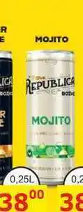 BENE Nápoje REPUBLICA MOJITO 0,25l míchaný drink, plech nabídka