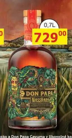 BENE Nápoje Don Papa Masskara 0,7l 40% nabídka