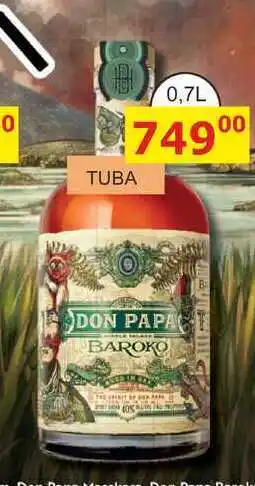 BENE Nápoje Don Papa Baroko 0,7l 40% nabídka