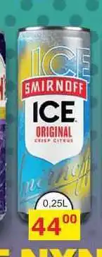 BENE Nápoje SMIRNOFF ICE ORIGINAL 0,25l míchaný drink, plech nabídka
