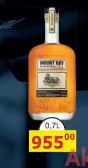 BENE Nápoje MOUNT GAY BLACK BARREL 0,7L nabídka