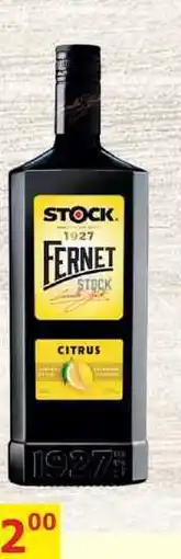 BENE Nápoje FERNET STOCK CITRUS 1L nabídka