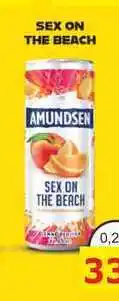 BENE Nápoje AMUNDSEN SEX ON THE BEACH 0,25l míchaný drink, plech nabídka