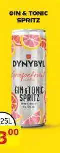 BENE Nápoje DYNYBYL GIN & TONIC SPRITZ 0,25l míchaný drink, plech nabídka