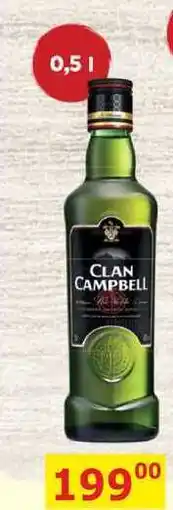 BENE Nápoje CLAN CAMPBELL 0,5l nabídka