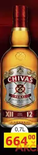 BENE Nápoje Chivas Regal 12y 0,7l nabídka