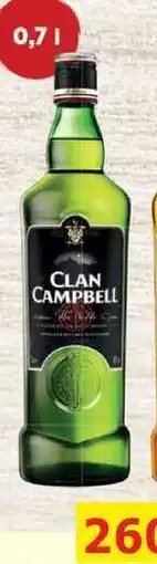 BENE Nápoje CLAN CAMPBELL 0,7l nabídka