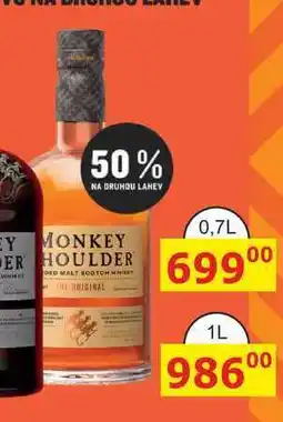 BENE Nápoje MONKEY SHOULDER THE ORIGINAL 0,7L nabídka