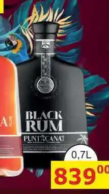 BENE Nápoje PUNTACANA BLACK RUM 0,7L nabídka